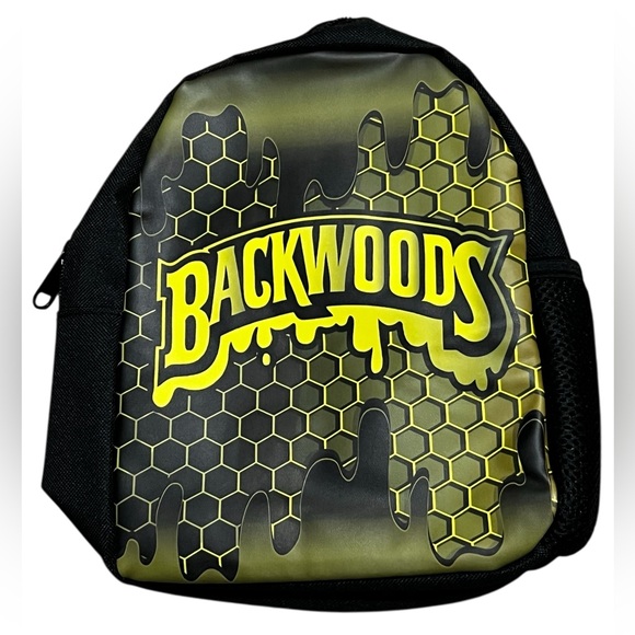 Backwoods men’s Multi Purpose Adjustable Shoulder Sling Bag Black Yellow - Picture 1 of 11